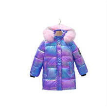 (Purple, 7-8 Years) Kids Girls Winter Coat Hooded Hooded Parka Jackets