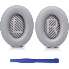 (Grey) 1 Pair Professional Replacement Ear Pads Cushions, Earpads Compatible With Bose Quietcomfort 35 (bose Qc35) And Quiet Comfort 35 Ii (bose Qc35 Ii) Ove