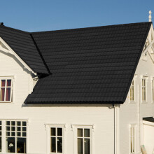 (Black) Bond Tile Stone Coated Metal Roofing Shingles 5pcs