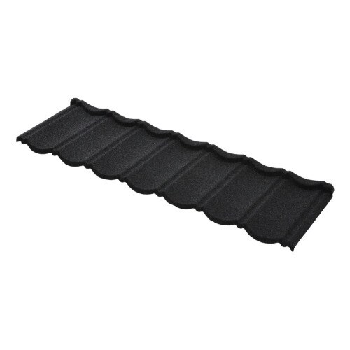 Living And Home (Black) Bond Tile Stone Coated Metal Roofing Shingles 5pcs 2