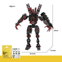 (AHYXR426) Skibidi Toilet Building Blocks Toys DIY Bricks