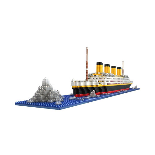 Titanic Shape Model Building Blocks Model Construction Kit 1860pcs 2