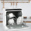ELECWISH (Black) 5L Mini Dishwasher 6-Program TableTop Dish Cleaner 5