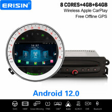 8-Core 4+64GB Android 12 Car Stereo For VW BMW Mini Cooper CarPlay DAB+ GPS Satnav WiFi OBD2 Bluetooth TPMS