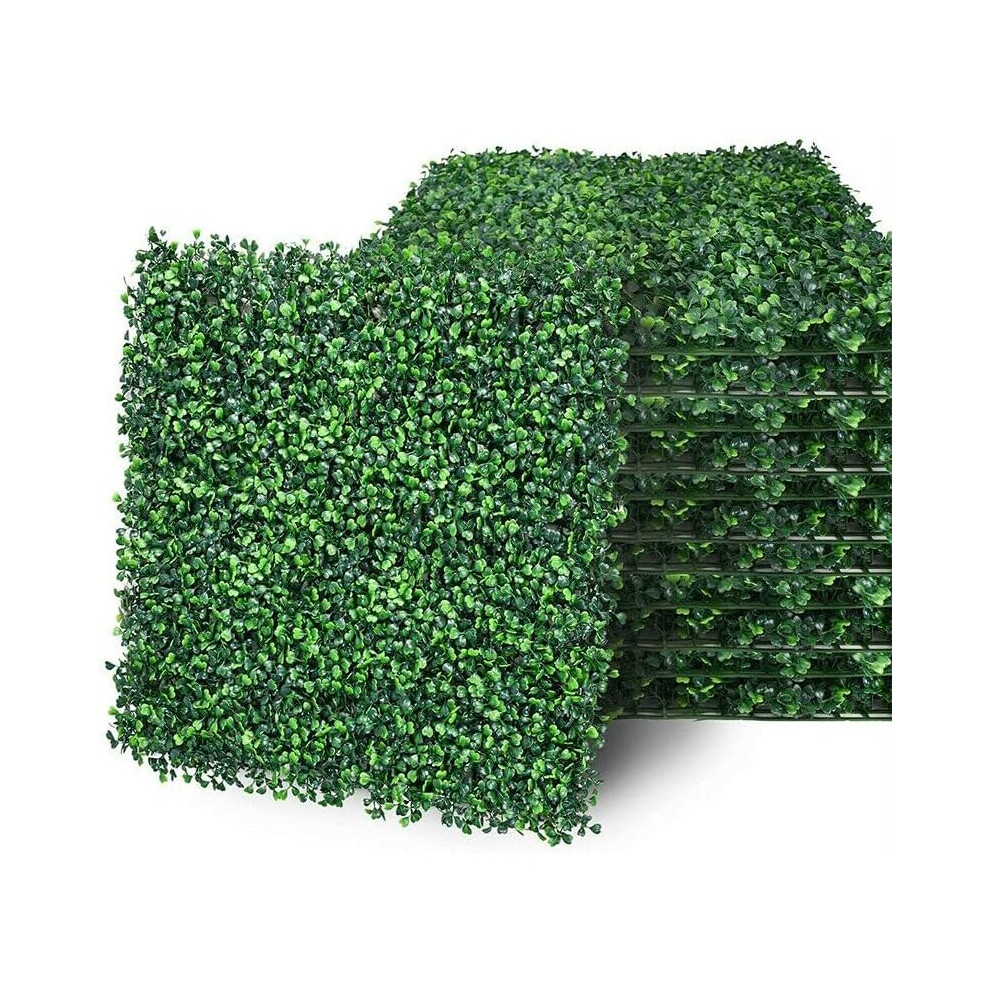 6PCS Artificial Hedge Panels 50 X 50cm Grass Wall