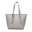 (Grey) Minimalist Tote Handbag Structured 1