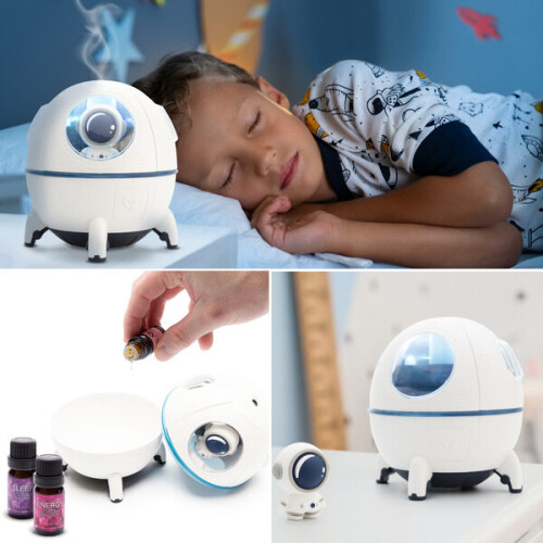 Rio Spaceship Explorer Childrens Essential Oil Diffuser & Night Light 1