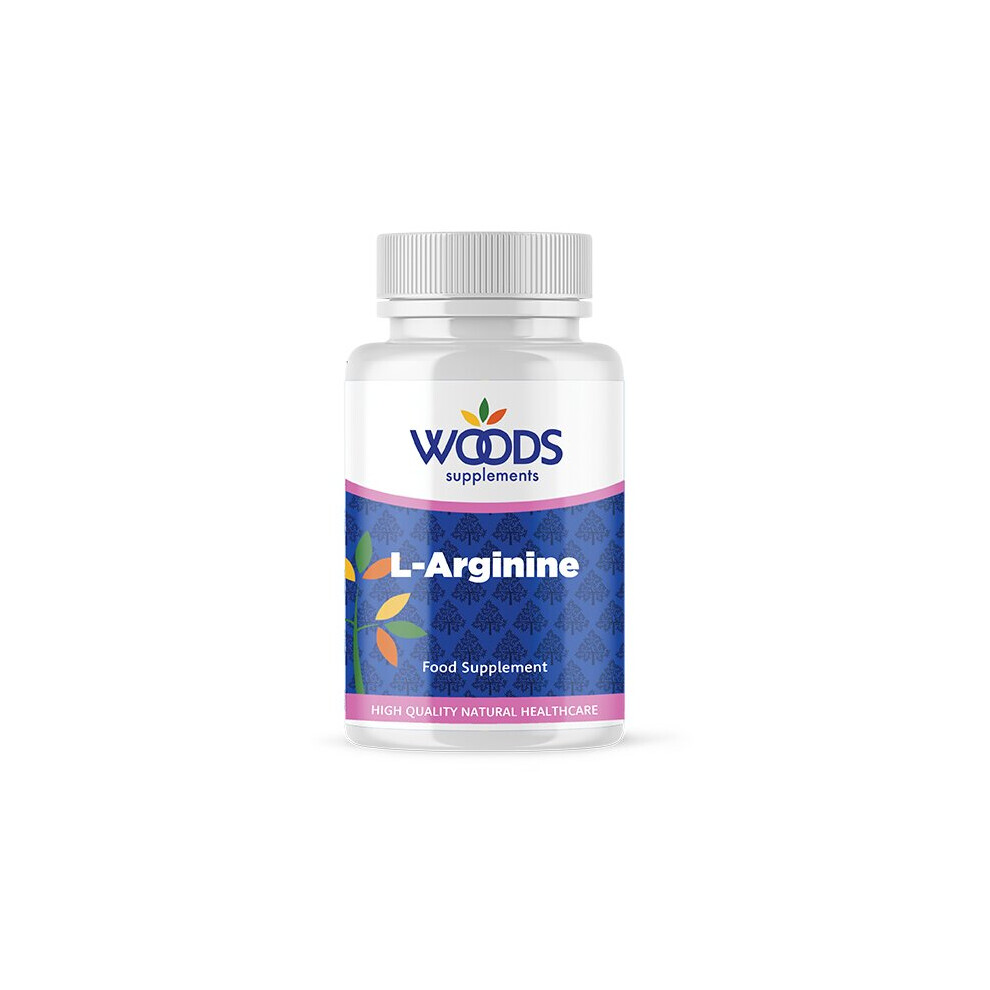 (90 Capsules) Woods Supplements L-Arginine