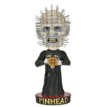 Neca - Hellraiser Pinhead Head Knocker - Plush Soft Toy