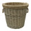 Antique Wash Round Lined Chnkylog Basket 3