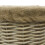 Antique Wash Round Lined Chnkylog Basket 5
