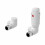 DuraTherm Corner White Thermostatic Radiator Valve Pack - 15mm 1