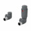 DuraTherm Corner Anthracite Thermostatic Radiator Valve Pack - 15mm 2