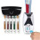 2X Auto Automatic Toothpaste Dispenser+5 Toothbrush Holder Set Wall Mount Stand 8