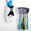 2X Auto Automatic Toothpaste Dispenser+5 Toothbrush Holder Set Wall Mount Stand 4