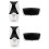 2X Auto Automatic Toothpaste Dispenser+5 Toothbrush Holder Set Wall Mount Stand 1