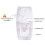 2X Auto Automatic Toothpaste Dispenser+5 Toothbrush Holder Set Wall Mount Stand 6