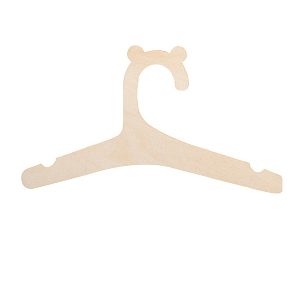 20PCS Baby Wooden Clothes Hanger Baby Hanger Rack Kids Children Coats Hanger Baby Clothing Organizer