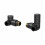 DuraTherm Corner Black Radiator Valve Pack - 15mm 1