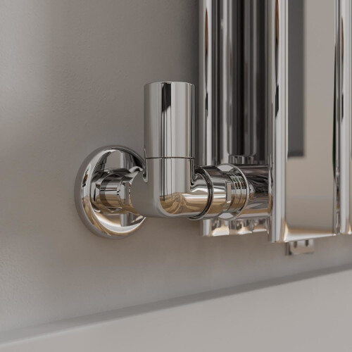 DuraTherm Corner Chrome Radiator Valve Pack - 15mm 2