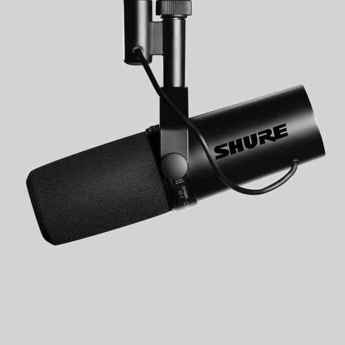 Shure Microphones SM7dB Dynamic Vocal Microphone With Built-in Preamp Black 2