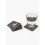 Leather Coasters Red Dwarf Set of 4 / 4 x 4 inch 3
