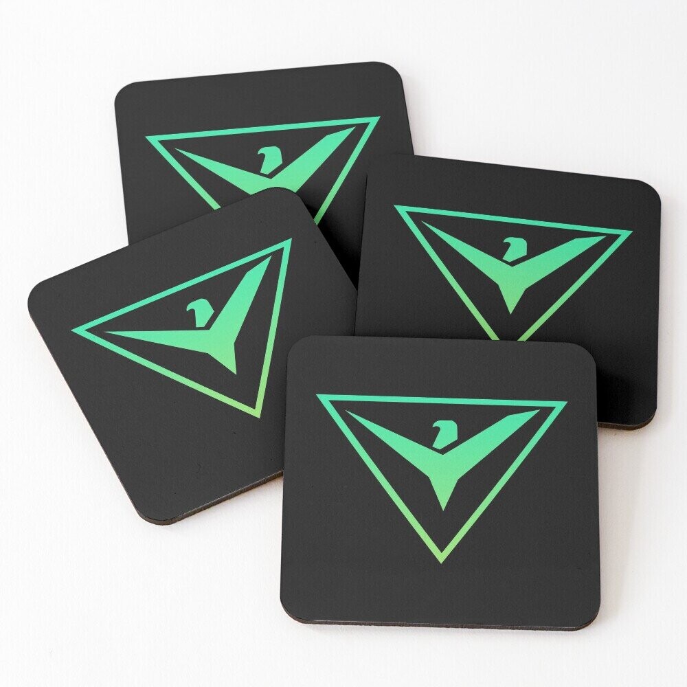 Leather Coasters Elite Dangerous - Empire logo Set of 4 / 4 x 4 inch on ...