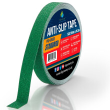 (GREEN, 25mm x 18.3m) Non/Anti Slip Tape Roll Pro Standard Grade -Indoor/Outdoor Use