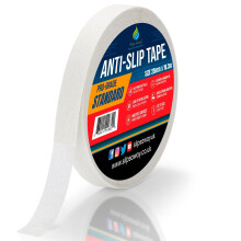 (WHITE, 25mm x 18.3m) Non/Anti Slip Tape Roll Pro Standard Grade -Indoor/Outdoor Use