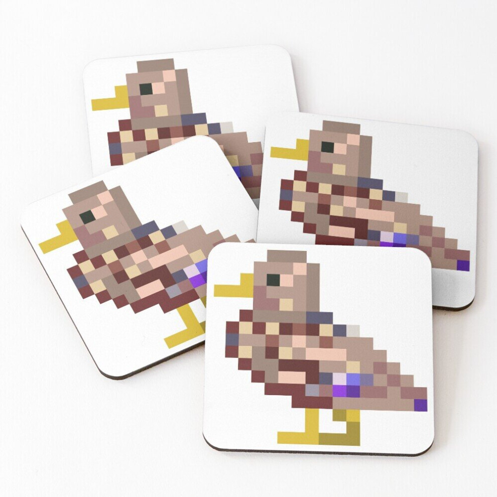 Leather Coasters The Lancaster Duck Set of 4 / 4 x 4 inch-image-OPC-PCGVWFJ-NEW