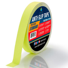 (FLUORESCENT YELLOW, 25mm x 18.3m) Non/Anti Slip Tape Roll Pro Standard Grade -Indoor/Outdoor Use