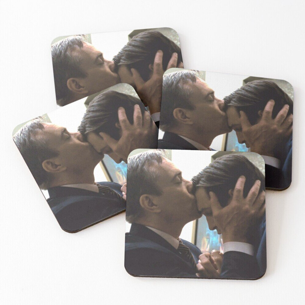 Leather Coasters tomgreg Set of 4 / 4 x 4 inch-image-OPC-PCGVWYZ-NEW