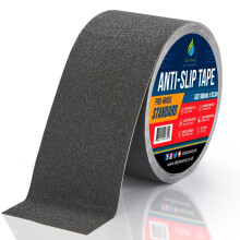 (BLACK, 100mm x 18.m) Non/Anti Slip Tape Roll Pro Standard Grade -Indoor/Outdoor Use