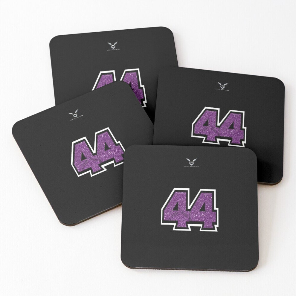 Leather Coasters Lewis Hamilton Customized Purple Graphic F1 F1 Phonecase F1 gift Set of 4 / 4 x 4 inch