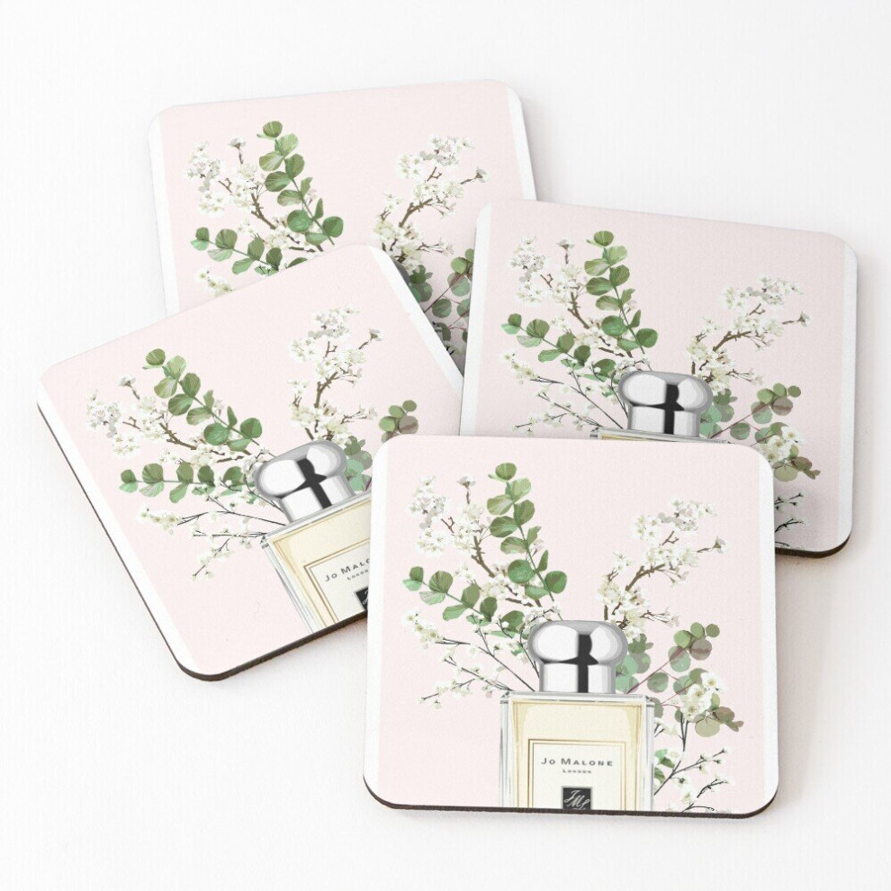 Leather Coasters Jo Malone Set of 4 / 4 x 4 inch