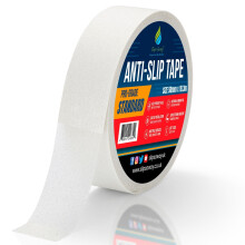 (WHITE, 50mm x 18.3m) Non/Anti Slip Tape Roll Pro Standard Grade -Indoor/Outdoor Use
