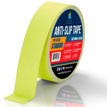 (FLUORESCENT YELLOW, 50mm x 18.3m) Non/Anti Slip Tape Roll Pro Standard Grade -Indoor/Outdoor Use