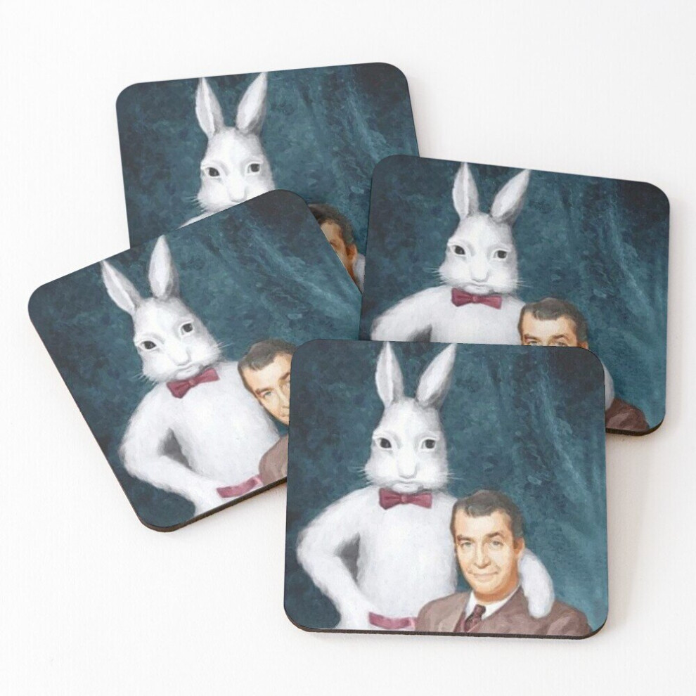 Leather Coasters Harvey-Colorized Set of 4 / 4 x 4 inch-image-OPC-PCGVZRQ-NEW