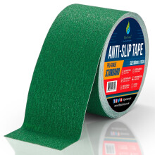 (GREEN, 100mm x 18.m) Non/Anti Slip Tape Roll Pro Standard Grade -Indoor/Outdoor Use