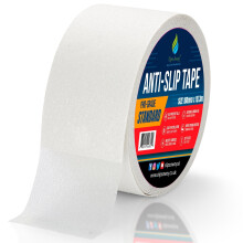 (WHITE, 100mm x 18.m) Non/Anti Slip Tape Roll Pro Standard Grade -Indoor/Outdoor Use
