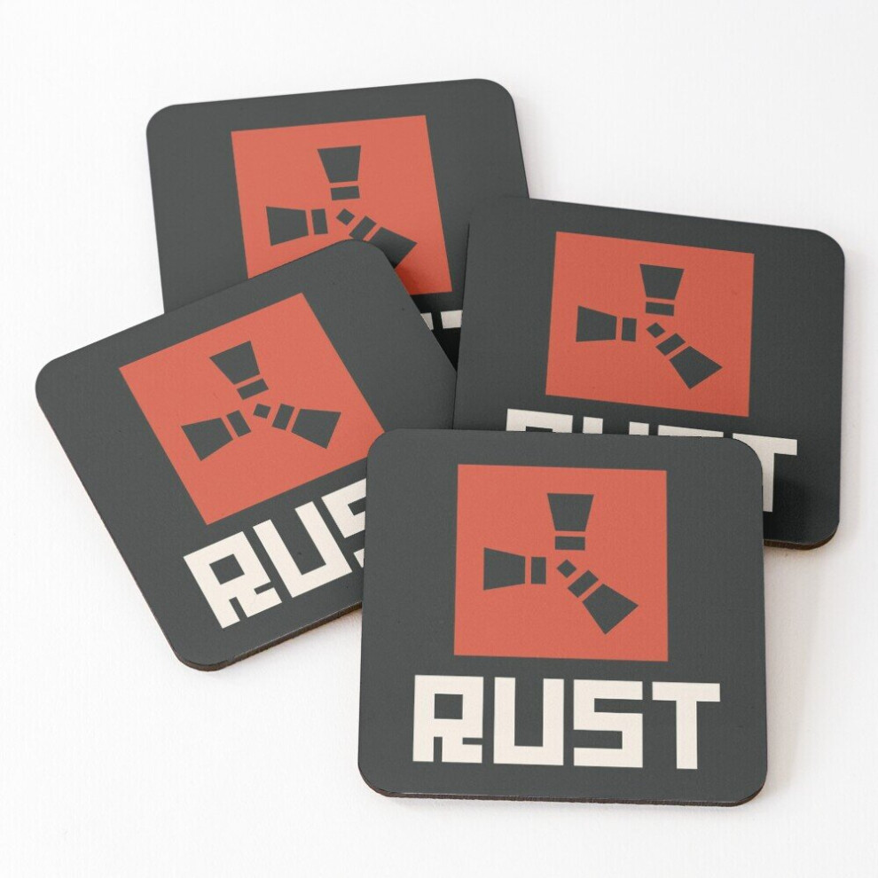 Leather Coasters Rust Game Rust Game Rust Game Rust Game Rust Game Rust Game Rust Game Rust Game Rust Game Rust Game Rust Game  Set of 4 / 4 x 4 inch