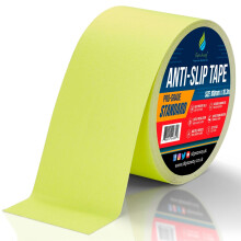 (FLUORESCENT YELLOW, 100mm x 18.m) Non/Anti Slip Tape Roll Pro Standard Grade -Indoor/Outdoor Use
