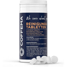 Coffema Cleaning tablets (1g) 100 tablets for professional cleaning of coffee machines