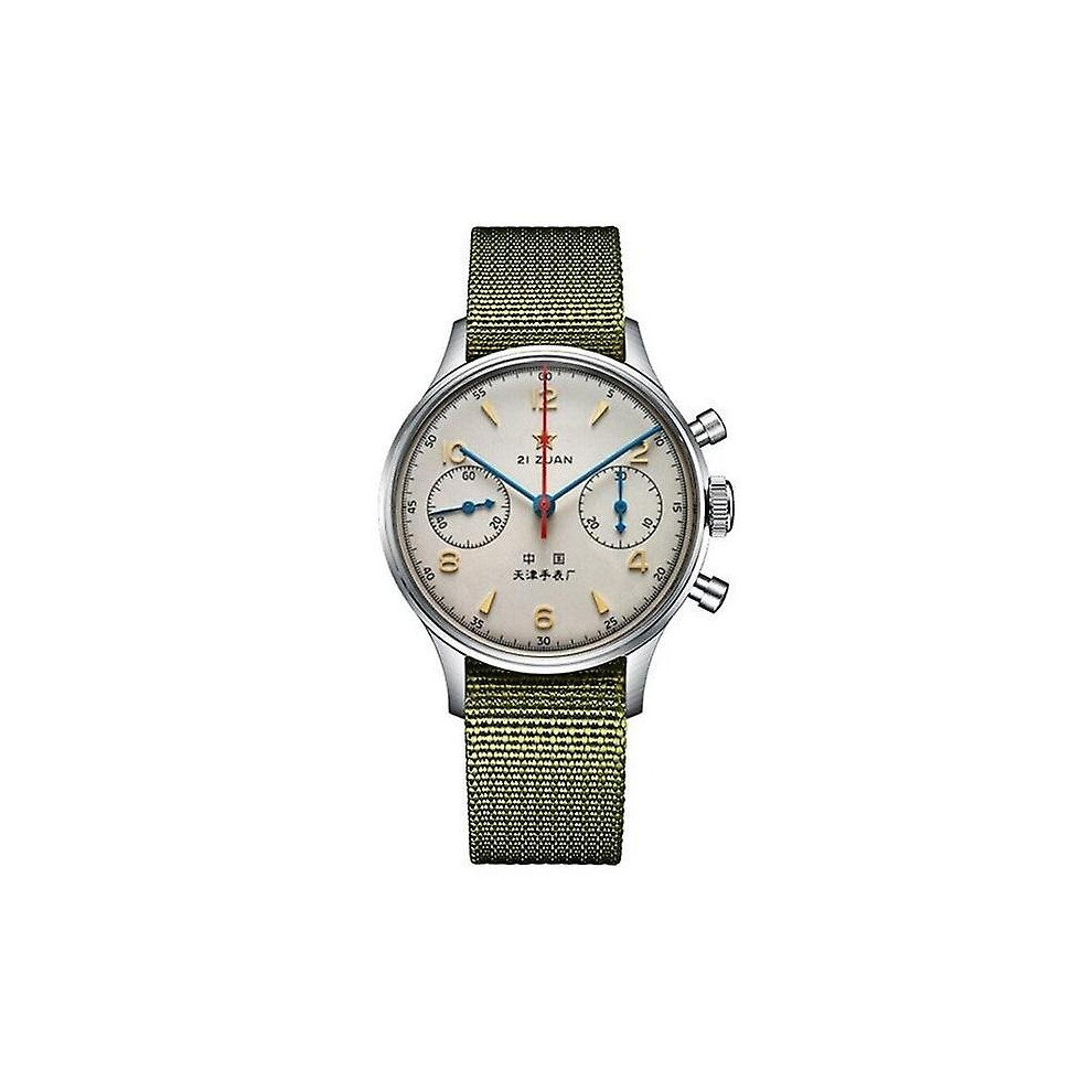 (JIU-LV) China Aviation Chronograph Seagull Movement 1963 Mechanical Watch For Men 40mm St1901 Sapphire 38mm 40mm Mens Watch 2022