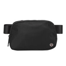 (Black) Lululemon Everywhere Waist Bag Outdoor Running Mobile Phone Bag Men's And Women's Marathon Equipment Fitness Waist Bag Chest Bag 1l