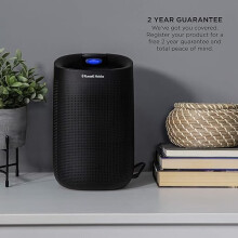 Russell Hobbs  Ozone Free, 750ml/day 2 in 1 Black Dehumidifier/Air Purifier with HEPA Filter,20m2 Room Size, LED Lighting & Captures Bacteria