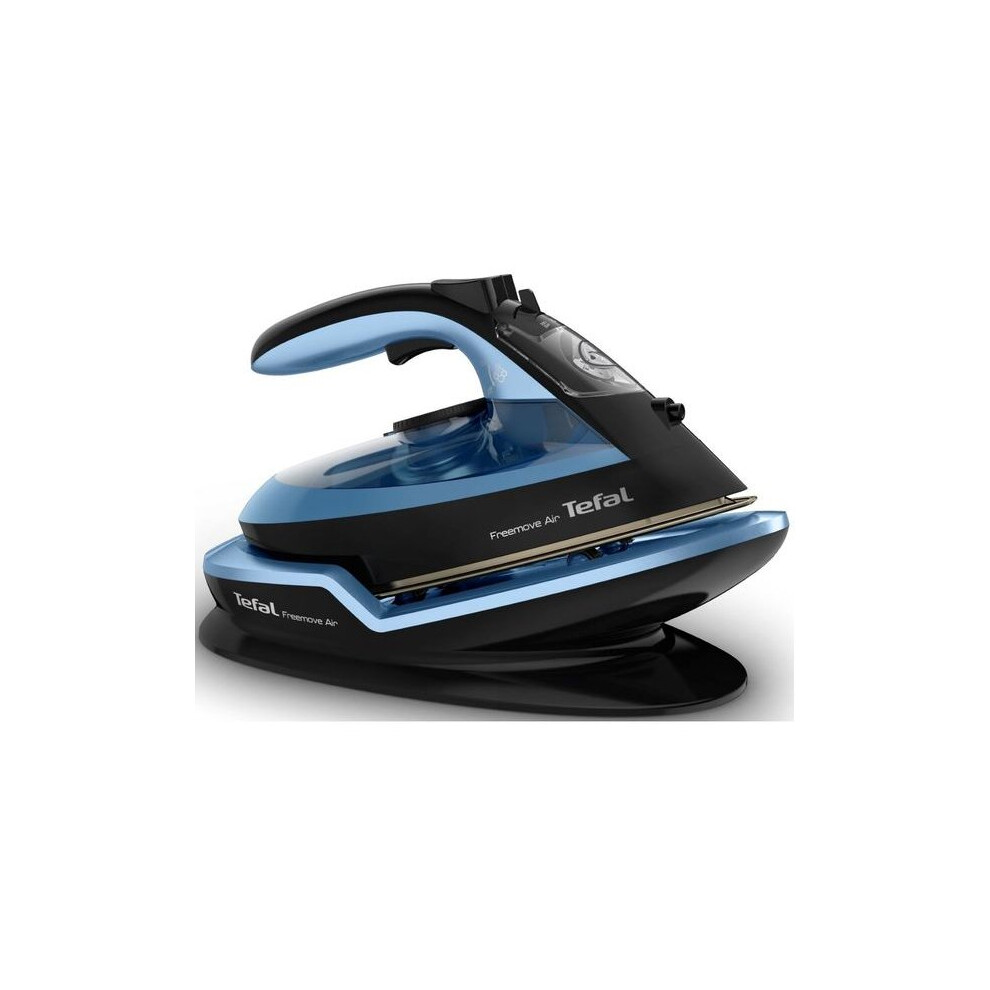 Tefal Fv6551g0 Steam Iron Freemove Air Cordless 400W Black & Blue
