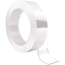 Washable Traceless Clear Double Sided Mounting Nano Tape,Waterproof and Reusable Adhesive Tape,Free to Remove,Stick to Walls, Floors, Windows
