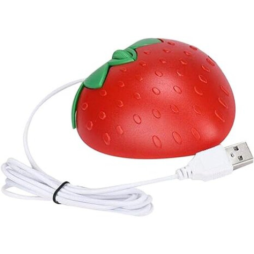 Cute Ergonomic Mice for Optical Strawberry Computer Accessory 1