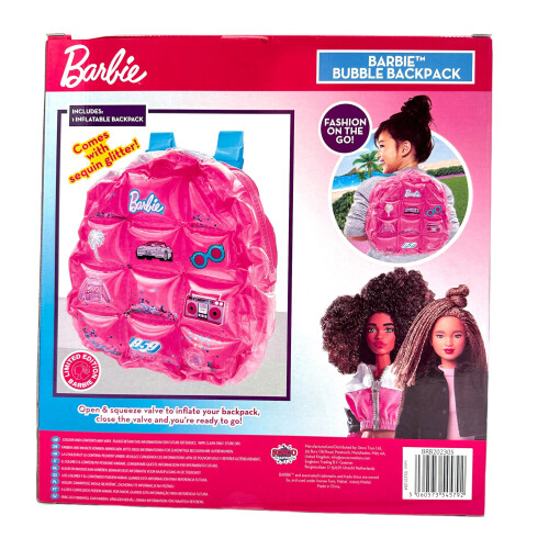 Barbie Barbie Bubble Backpack - Fashion on the go! Inflatable 1